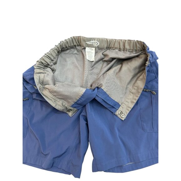 REEL LIFE Light Weight Outdoor Shorts Men’s Size XXL 2XL Blue Lined Pockets - Picture 2 of 6